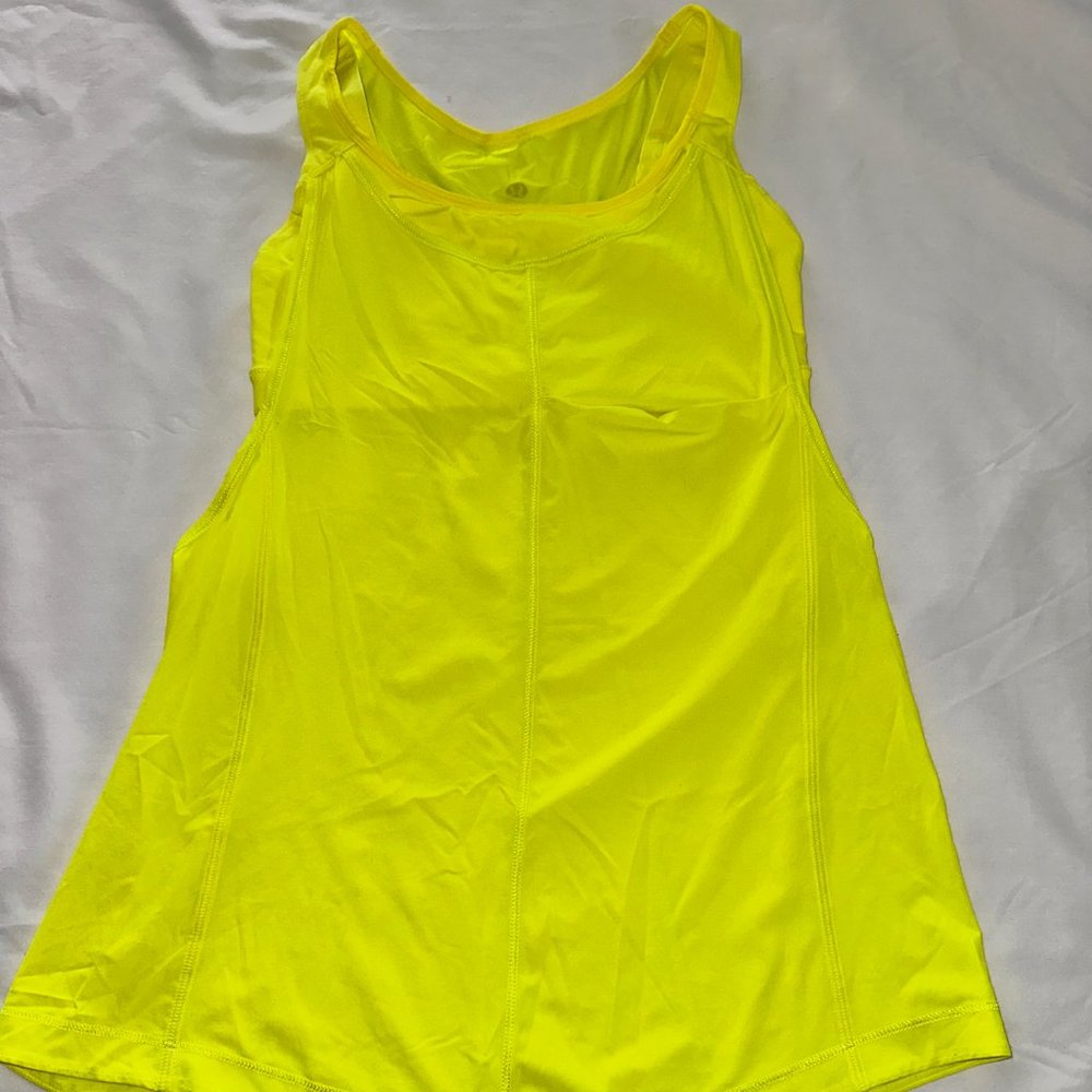 Lululemon Racerback Neon Tank Top